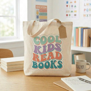 Bolso De Tela Niños geniales leen libros - amante de los libros 