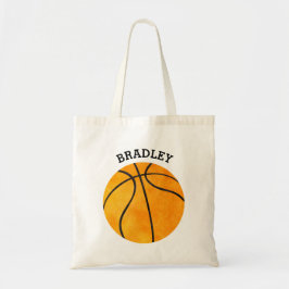 Bolso De Tela Niños Naranjas de baloncesto chicos personalizados