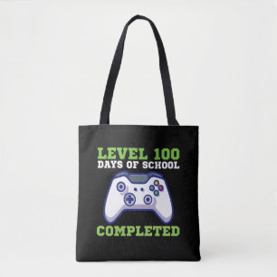 Bolso De Tela Niños Nivel 100 Días De Escuela Completados 