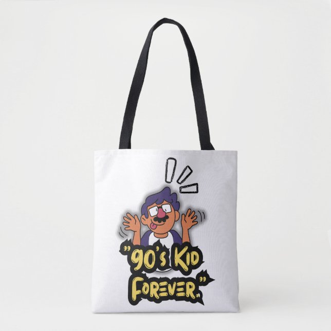 Bolso De Tela Niños para siempre de los años 90 - Nostalgia Edic (Anverso)