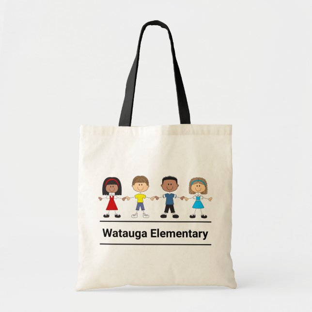 Bolso De Tela Niños personalizados (Frente)