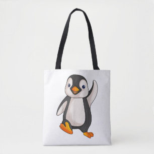 Bolso De Tela Niños Pingüinos Chicas Mujeres