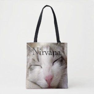 Bolso De Tela Nirvana Cat
