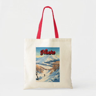 Bolso De Tela Niseko Hokkaido Japón Vintage de viajes de inviern