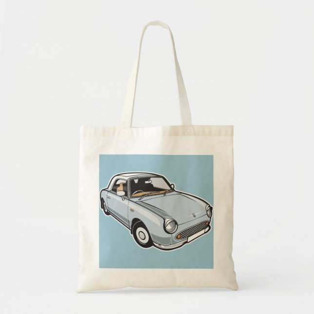 Bolso De Tela Nissan Figaro Pale Aqua (Frente)