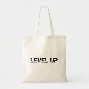 Bolso De Tela Nivel arriba de los mensajes Inspiradores/motivaci