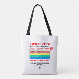 Bolso De Tela Niveles de Alerta de Rapto