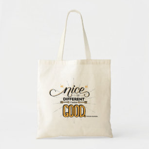 Bolso De Tela "Niza es diferente que el buen" tote