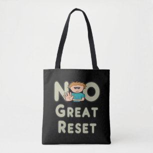 Bolso De Tela No al gran reinicio