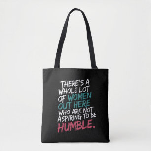 Bolso De Tela No aspirando a ser humilde Kamala Harris feminista