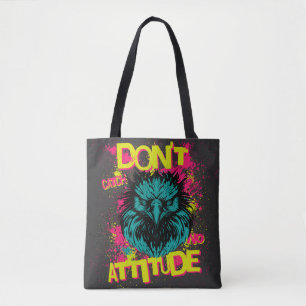 Bolso De Tela No atrapen actitud - Sarcástico