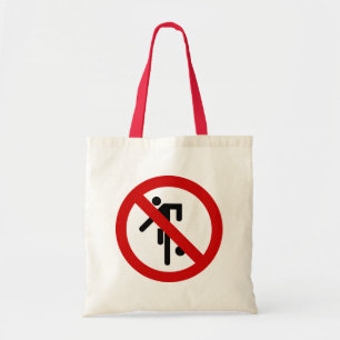 Bolso De Tela NO Ball Games ⚠ Thai Park Rótulo ⚠