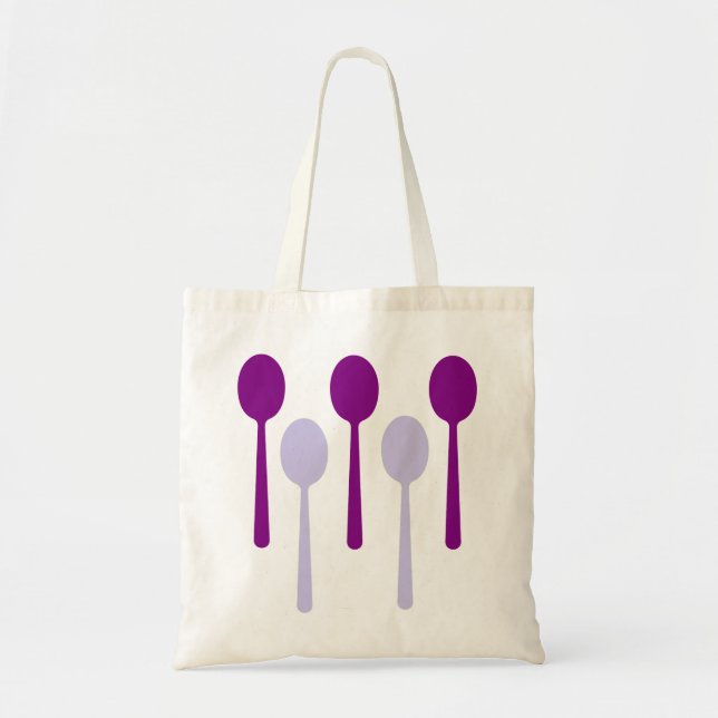 Bolso De Tela No bastantes cucharas (Frente)