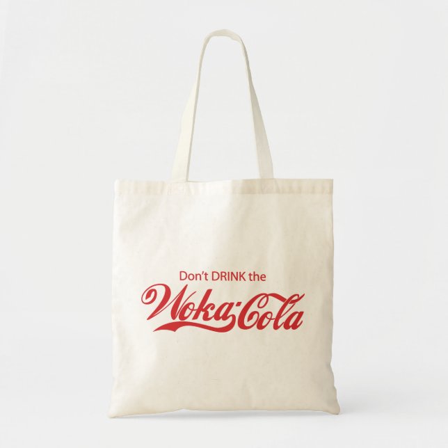 Bolso De Tela No bebas la Woka-Cola (Frente)