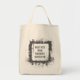 Bolso De Tela No cabido para la sociedad decente