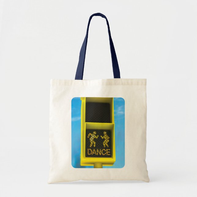 BOLSO DE TELA "NO CAMINA… LA DANZA " (Frente)