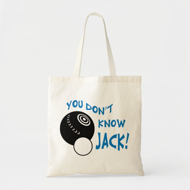 Bolso De Tela No conoces a Jack (Frente)
