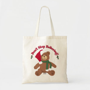 Bolso De Tela ¡No dejes de creer! Navidades Oso