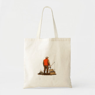 Bolso De Tela No Dejes de Pescar Cuando Envejeces Chistoso Pesca