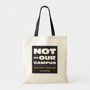 Bolso De Tela No en nuestro tote del presupuesto del campus