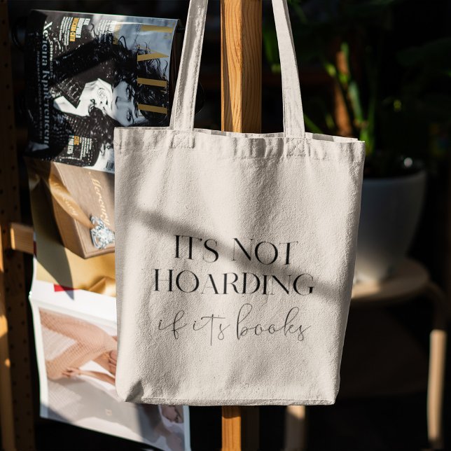 Bolso De Tela No es acaparar si son libros (Subido por el creador)