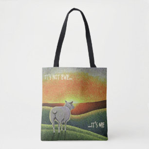 Bolso De Tela No es Ewe, soy yo
