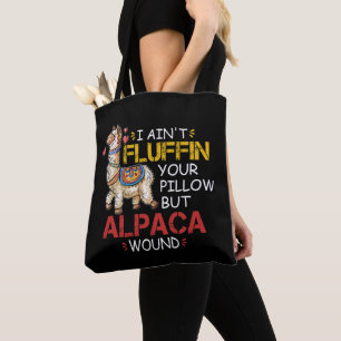 Bolso De Tela No es flautista tu almohada, pero la herida de la 