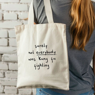 Bolso De Tela No es gracioso que Kung Fu enfrente