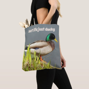 Bolso De Tela ¿No es la vida sólo un pato mallard?