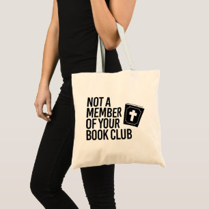 Bolso De Tela No es miembro de tu club de lectura