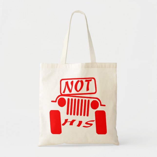 Bolso De Tela No es su 4x4 #USAPatriotGraphics © (Frente)