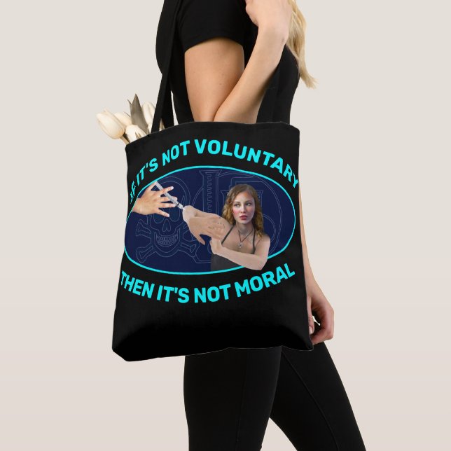 Bolso De Tela No es Tote moral (Detalle)