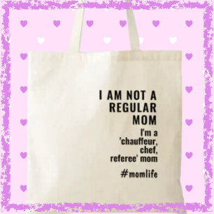 Bolso De Tela No es una mamá regular divertido lema regalo del d