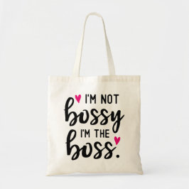 Bolso De Tela No estoy BOSSY Soy el JEFE