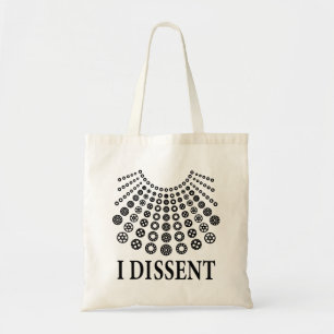 Bolso De Tela No estoy de acuerdo, Ruth Bader Ginsburg, conocido
