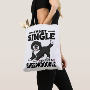 Bolso De Tela No Estoy Soltero Tengo Un Amante De Cachorros Shee