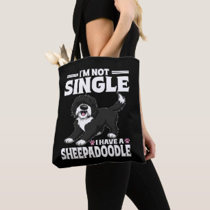 Bolso De Tela No Estoy Soltero Tengo Un Amante De Cachorros Shee