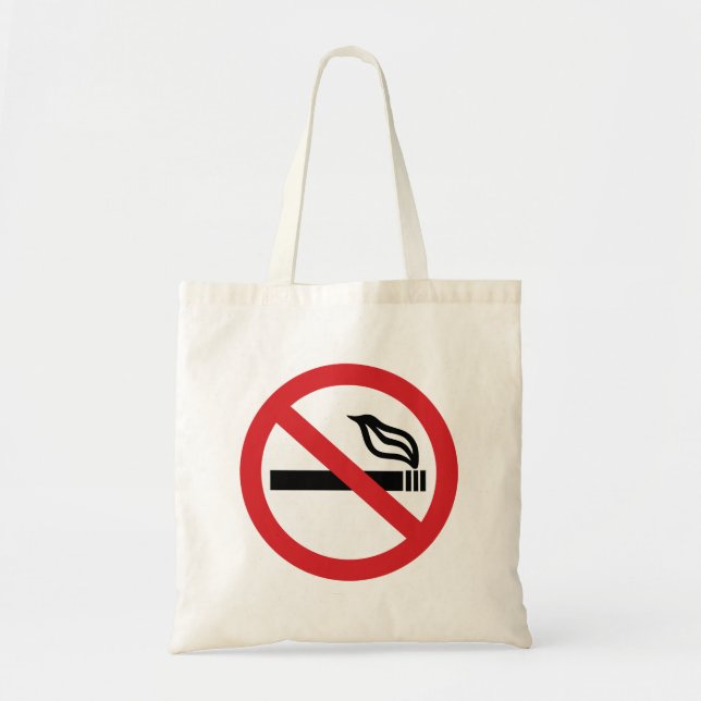 Bolso De Tela No Fumar (Frente)