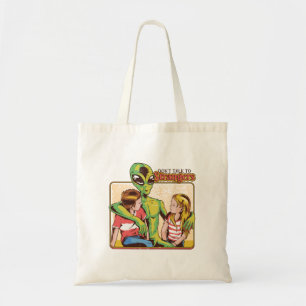Bolso De Tela No Hablar Con Extraños