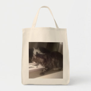 Bolso De Tela No hablar contigo Tote Dave Grocery