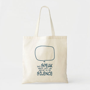 Bolso De Tela No Hables
