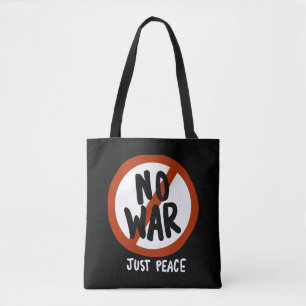 Bolso De Tela No hay guerra, sólo paz