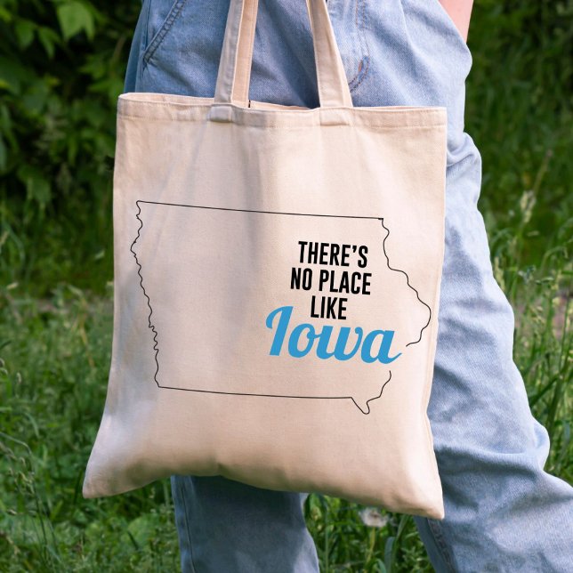 Bolso De Tela No hay lugar como Iowa, Tote Bag, Mamá Regalo (Subido por el creador)