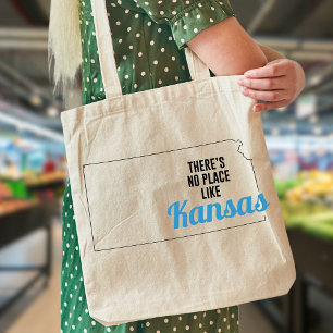 Bolso De Tela No hay lugar como Kansas, Tote Bag, Mamá Regalo
