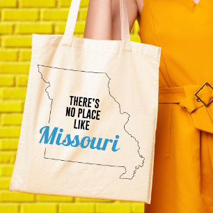 Bolso De Tela No hay lugar como Missouri, Tote Bag, Mamá Regalo