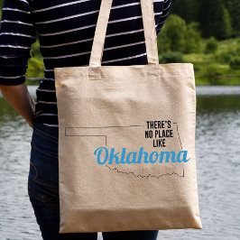Bolso De Tela No hay lugar como Oklahoma Tote Bag, mamá Gift
