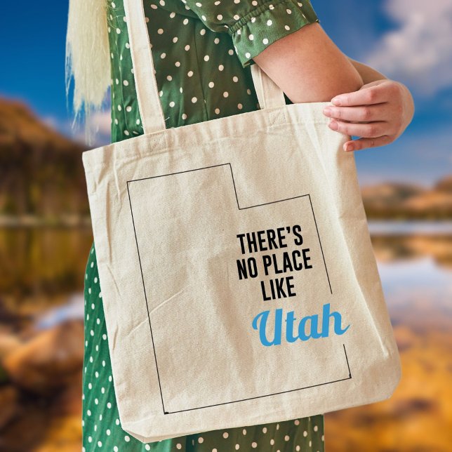 Bolso De Tela No hay lugar como Utah, Tote Bag, Mamá Regalo (Subido por el creador)