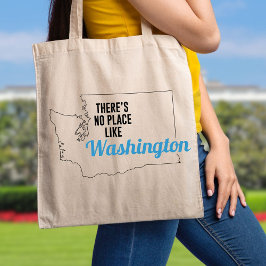 Bolso De Tela No hay lugar como Washington Tote Bag