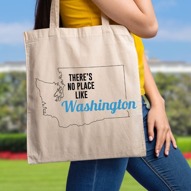 Bolso De Tela No hay lugar como Washington Tote Bag (Subido por el creador)
