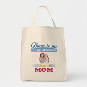 Bolso De Tela No hay mejor amigo que mamá, personalizado